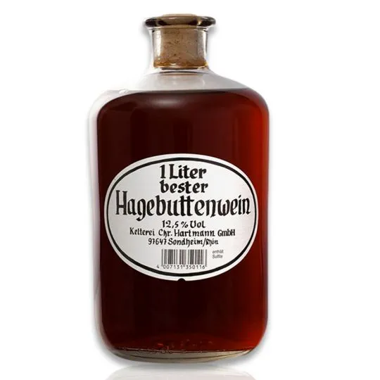 Ch. Hartmann Fruchtwein in Apotherflasche 1L