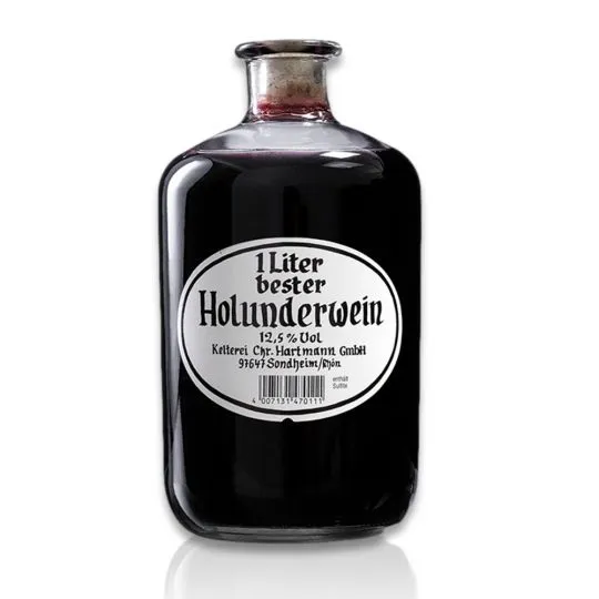 Ch. Hartmann Fruchtwein in Apotherflasche 1L