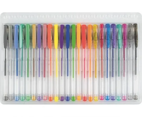Gelschreiber 24er Set in Geschenkverpackung