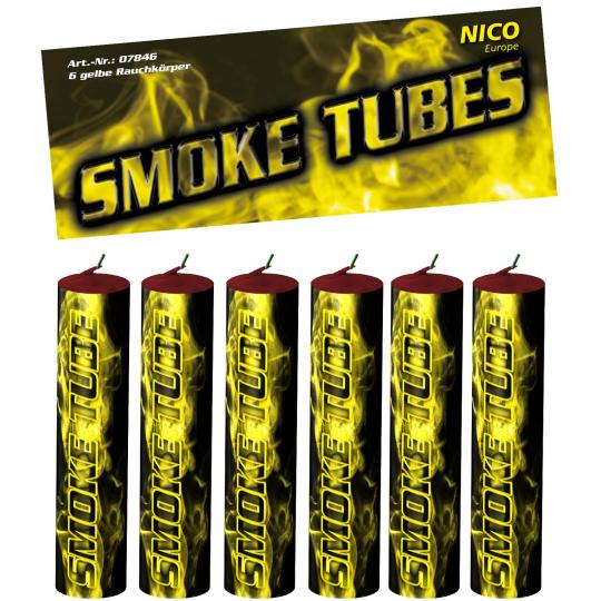 Smoke Tubes Gelb 6er Btl.