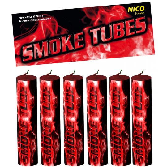 Smoke Tubes Rot 6er Btl