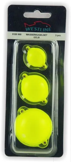 Wasserkugelset Gelb 3 St.