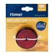 Reflektor rund rot 2er-Set zum Anschrauben