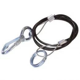 Abreißseil mit Haken u. Ringen 100 cm