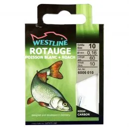 Angelhaken Rotauge blau 10 Stück