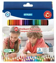 Buntstifte Dreikant 24 Stück
