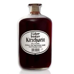 Ch. Hartmann Fruchtwein in Apotherflasche 1L