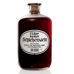 Ch. Hartmann Fruchtwein in Apotherflasche 1L