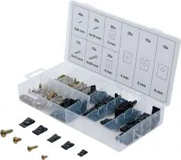 Dämpfungsscheiben- und Schrauben-Sortiment, 170-tlg.